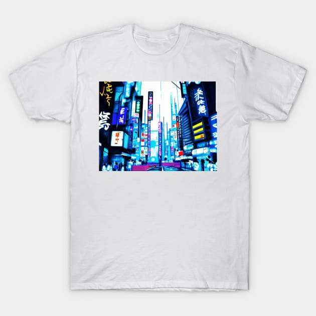 Neon City T-Shirt by KylePrescott